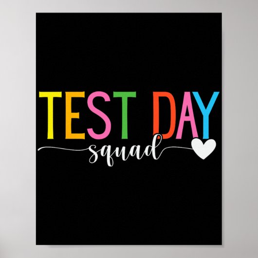 Poster Coordonnateur des tests de l'enseignant de l'équip (Devant)