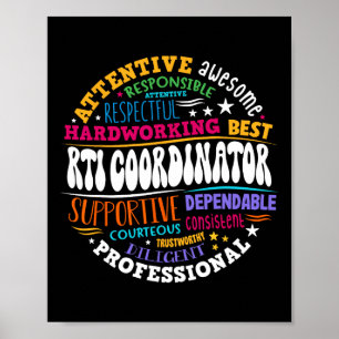 Poster Coordonnateur Rti Enseignant d'intervention Équipe