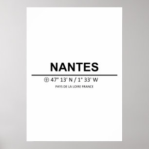 Poster Coordonnées Nantes