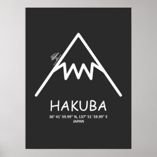 Poster Coordonner Hakuba Japon