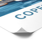 Poster Copenhagen Danemark Imprimer (Coin)