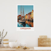 Poster Copenhagen Wall Art 1 (Cuisine)