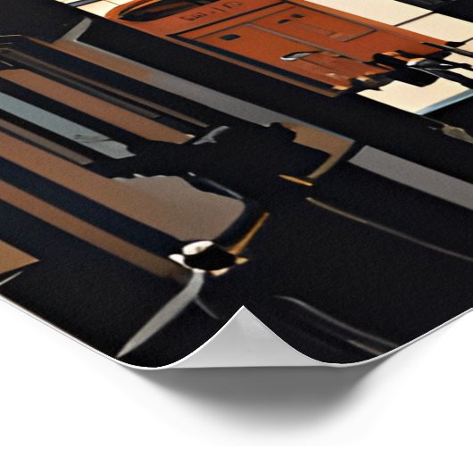 Poster Copenhague Danemark (Coin)