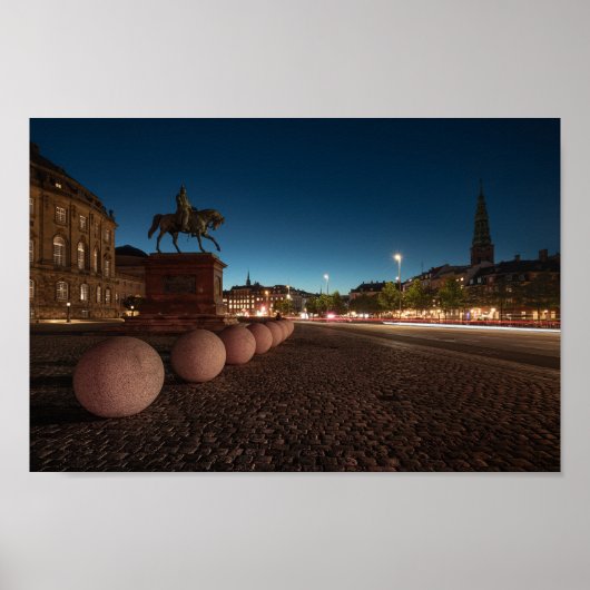 Poster Copenhague Danemark (Devant)