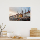 Poster Copenhague Danemark (Cuisine)