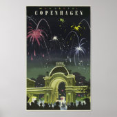 Poster Copenhague - Danemark (Devant)