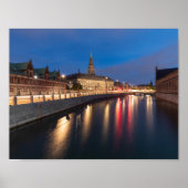 Poster Copenhague Danemark (Devant)