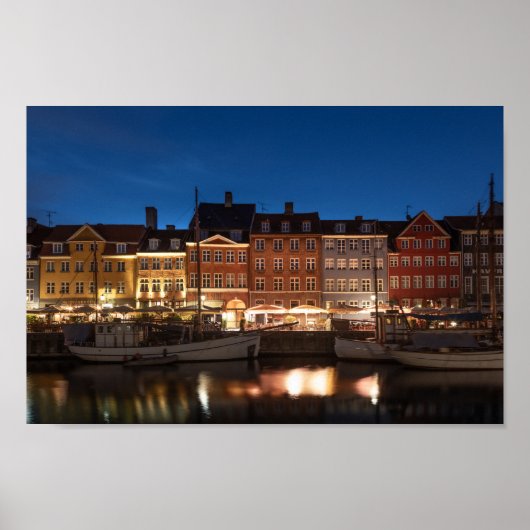 Poster Copenhague Danemark (Devant)