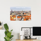 Poster Copenhague Danemark (Bureau à domicile)