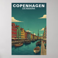 Copenhague Danemark Canal Frontière Voyage