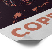 Poster Copenhague Danemark, La statue de la Petite Sirène (Coin)