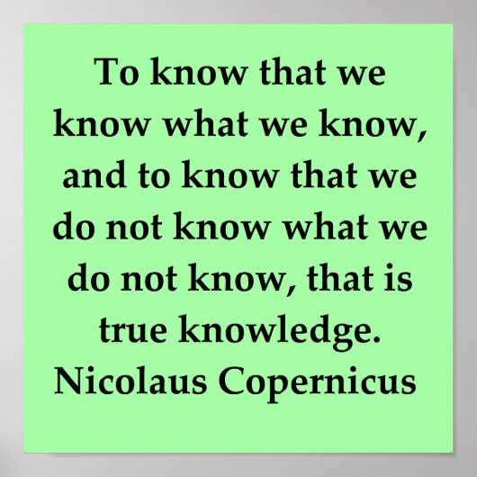 Poster copernic (Devant)