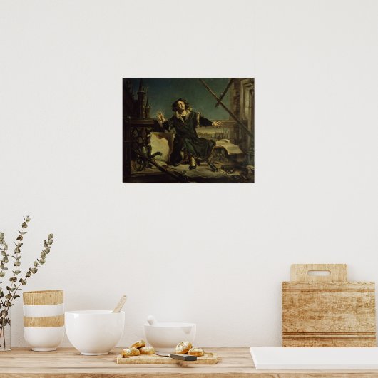 Poster Copernic dans la tour à Frombork (Cuisine)