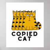 Poster Copié Chat Funny Animal Pun (Devant)