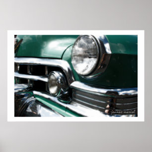 Poster Copie classique d'affiche de la voiture 114
