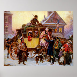 Poster Copie coloniale de Noël
