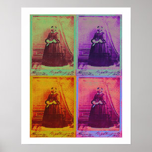 Poster Copie d'affiche de couleurs de Florence