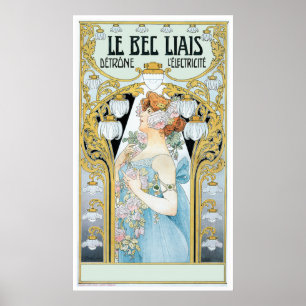 Poster Copie d'affiche de Privat-Livemont : Le bec Liais