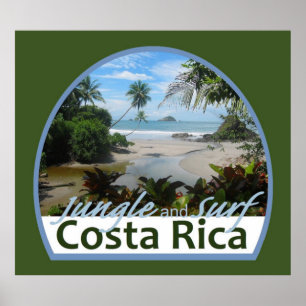 Poster Copie d'AFFICHE du Costa Rica