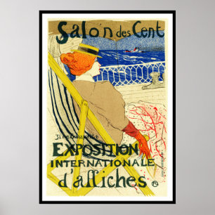 Poster Copie d'affiche : Toulouse Lautrec - cent de DES