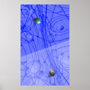 Poster copie d'art de Matière-antimatière