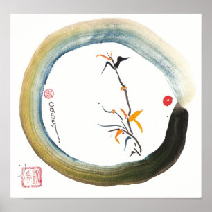 Poster Copie d'art de ressort d'Enso