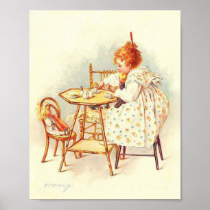 Poster Copie d'art par le thé de Maud Humphrey