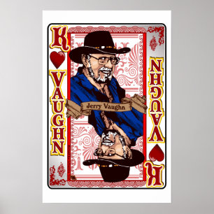 Poster Copie de carte de Jerry Vaughn de la Réunion de