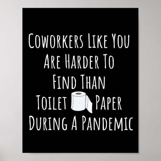 Poster Copie de collègues comme vous êtes plus difficile (Devant)
