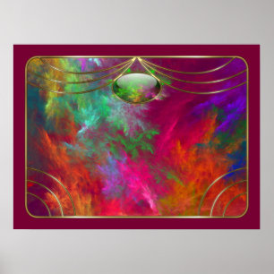 Poster Copie de corail de profondeurs