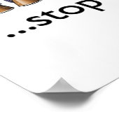 Poster Copie de Fergus le cheval La vie est courte et (Coin)