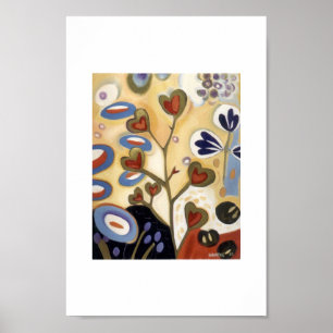Poster Copie de jardin de vallée d'herbe