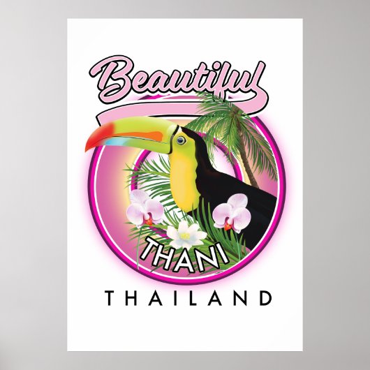 Poster Copie de la belle Thani Thaïlande (Devant)