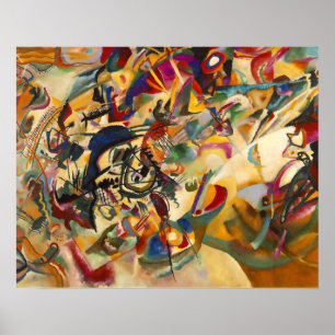 Poster Copie de la "composition VII" en Kandinsky
