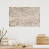 Poster Copie de la réplique Magna Carta Imprimer (Cuisine)