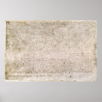 Poster Copie de la réplique Magna Carta Imprimer