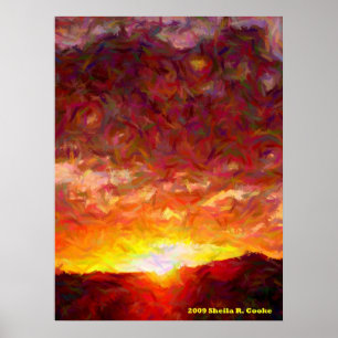 Poster Copie de lumière de soirée