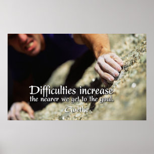 Poster Copie de motivation d'affiche de buts