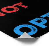 Poster Copie De Ne Pas Voter N'Est Pas Une Option - Bold  (Coin)