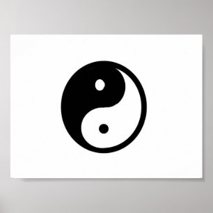 Poster Copie de petite toile de Yin/Yang