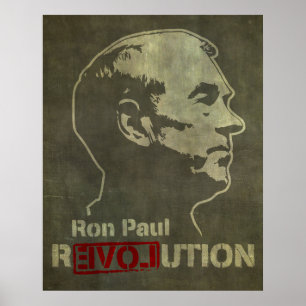 Poster Copie de révolution de Ron Paul
