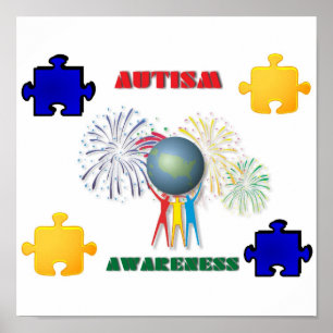 Poster Copie de sensibilisation sur l'autisme