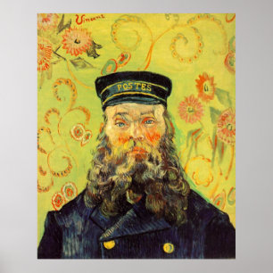 Poster Copie de toile de Joseph Etienne Roulin (facteur)