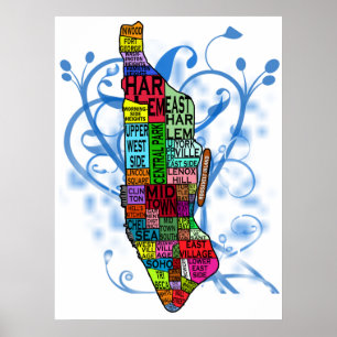 Poster Copie de voisinages de Manhattan