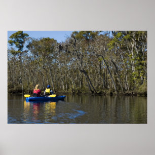 Poster Copie de voyage de kayak
