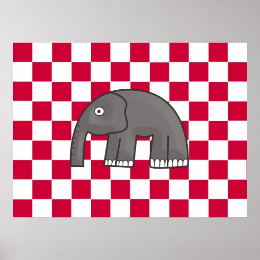 Poster copie d'éléphant (Devant)