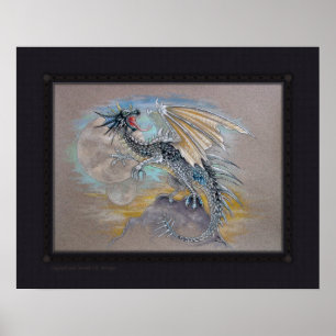 Poster Copie - dragon pointu de queue