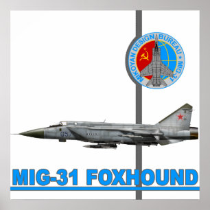 Poster Copie du fox-hound MiG-31