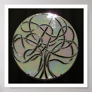 Poster Copie en verre souillé (lumières de Lifes)