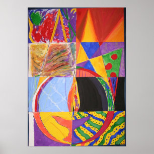 Poster Copie flamboyante de calice d'UU